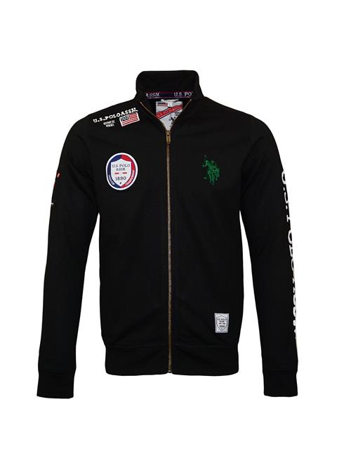U.S. POLO ASSN. Sweatjakke  grøn / rød / sort / hvid