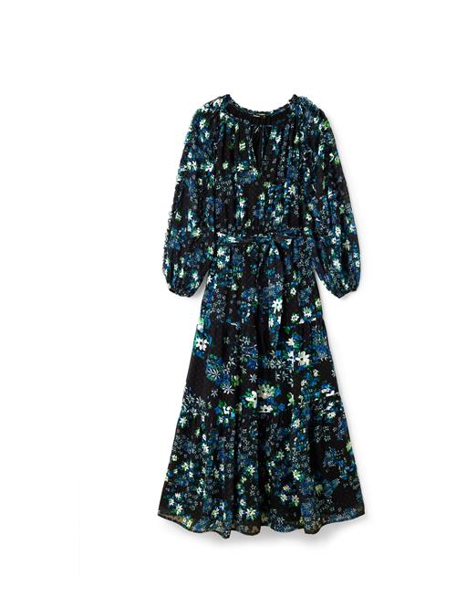 Desigual Kjole 'RHODE ISLAND'  blå / grøn / sort / offwhite
