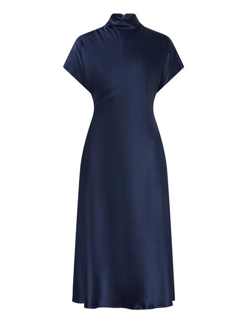 Malina | Alivia Short Sleeve Satin Midi Dress | XL