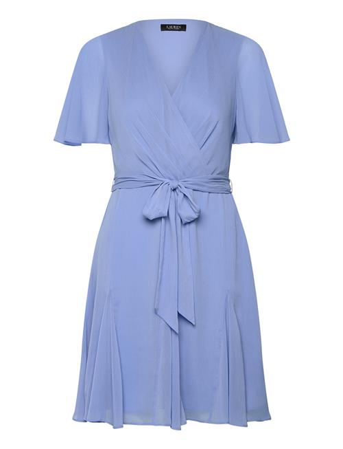 Lauren Ralph Lauren | Crinkle Georgette Surplice Dress | 40