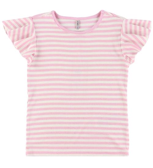 Kids Only T-shirt - KogBelia - Roseate Spoonbill/CLoud Dancer