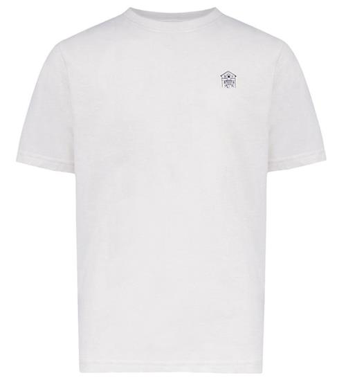 Hound T-shirt - HdAnton - City Back print - Bone White/ Navy