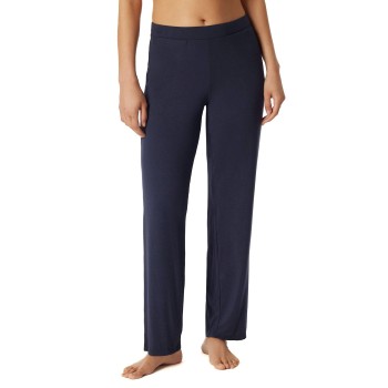Schiesser Mix and Relax Long Modal Pants Marlene Mørkblå modal 34 Dame