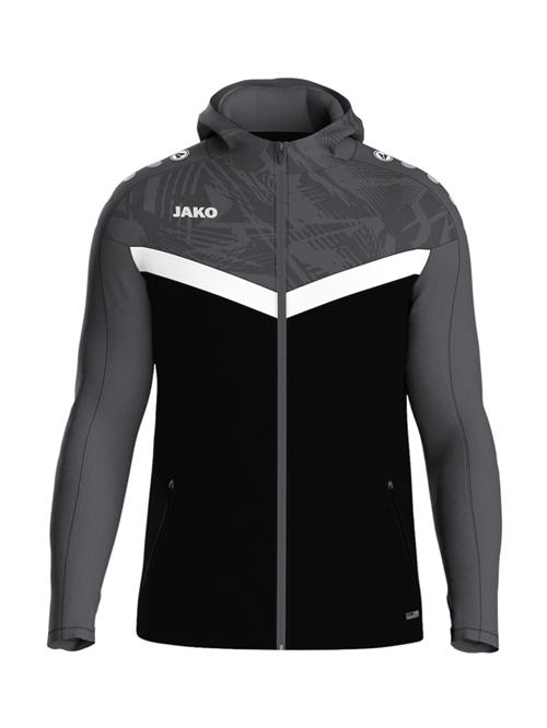JAKO Sportsjakke  grå / sort / hvid