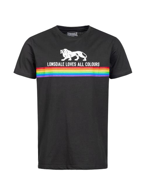 LONSDALE Bluser & t-shirts 'Nelson'  lilla / rød / sort / hvid