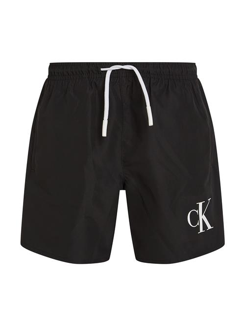 Calvin Klein Kids Badeshorts  sort / hvid