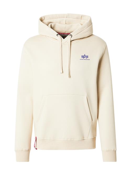 ALPHA INDUSTRIES Sweatshirt  violetblå / rød / offwhite