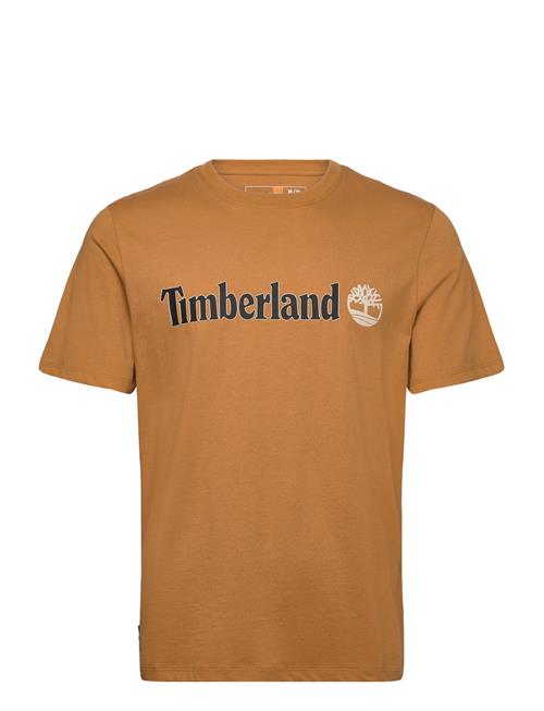 Timberland | Kennebec River Linear Logo Short Sleeve Tee Wheat Boot | XXL
