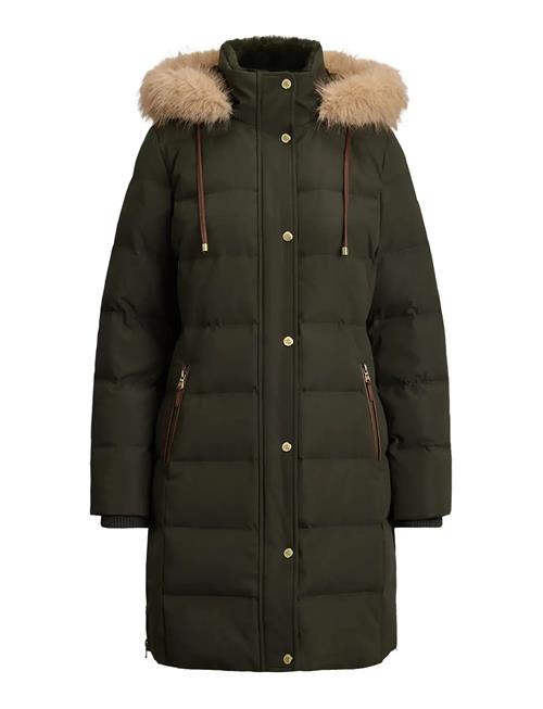 Lauren Ralph Lauren | Faux-Fur-Trim Hooded Down Coat | XS