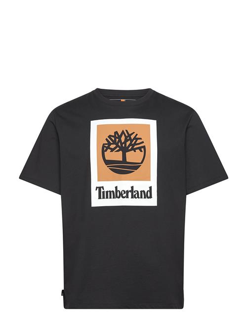 Timberland | Stack Logo Colored Short Sleeve Tee Black | M