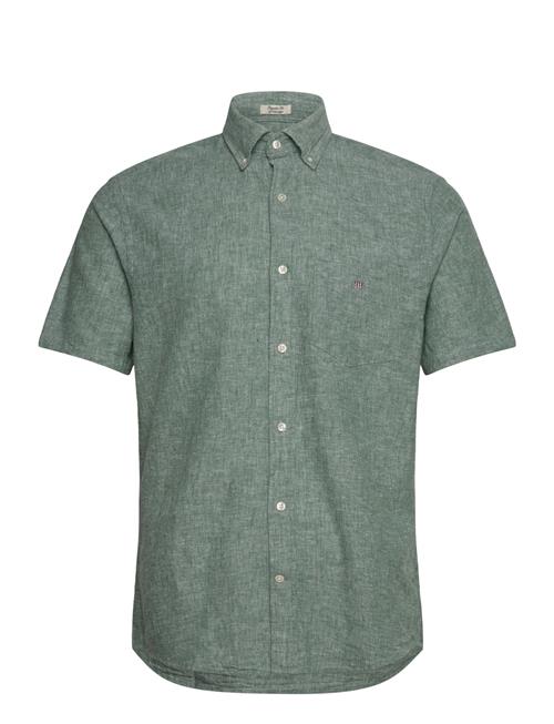 GANT | Reg Cotton Linen Ss Shirt | L