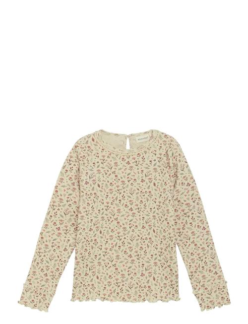 Minymo | T-Shirt Ls Aop Rib | 122