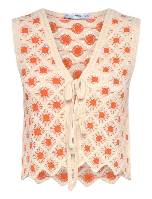 Mango | Crochet Top With Ties | M
