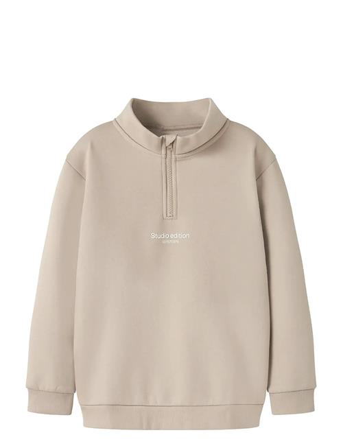 name it | Nkmbrody Ls Nreg Sweat Zip Bru Noos | 134-140