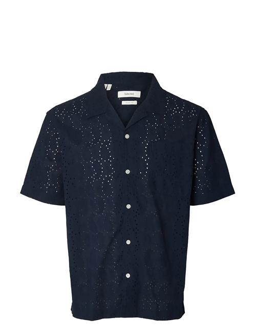 Selected | Slhrlxjax Broderie Ss Shirt | S
