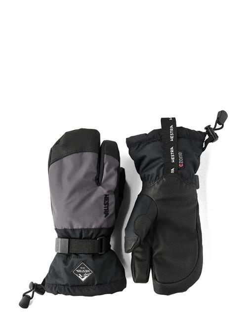 Hestra | Gauntlet Czone Jr. - 3 Finger Graphite/Black | 4-5Y