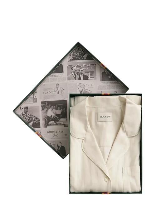 GANT | Satin Stripe Pajama Set Gift Box | S