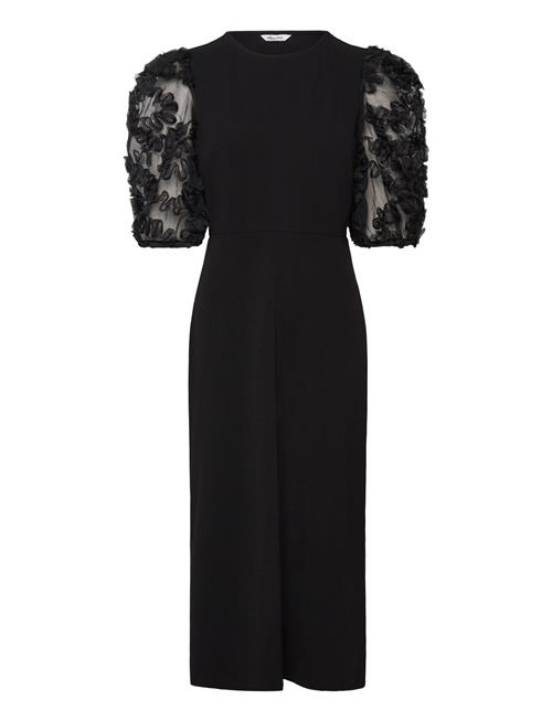 Bubbleroom | 3D Floral Sleeve Midi Dress | 36-38