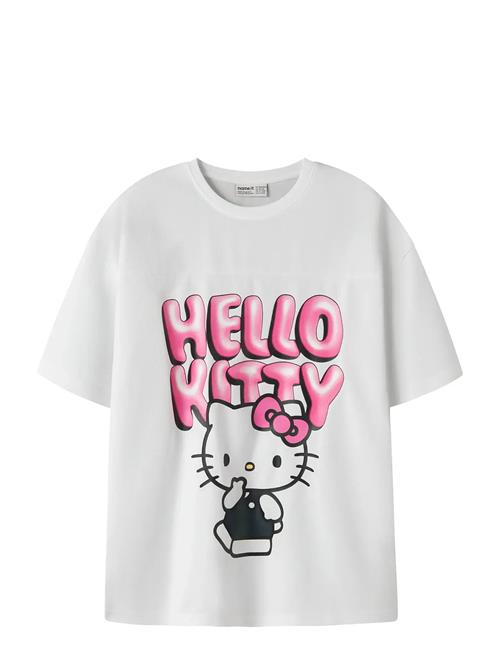 name it | Nkffoba Hellok Ss Rlx Poly Top Box Sky | 158-164