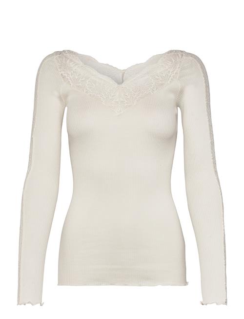 Rosemunde | Rwbeatha Silk Ls Lace T-Shirt | XL