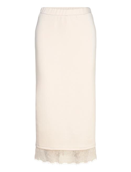 Vila | Viewie Hw Lace Midi Skirt | L
