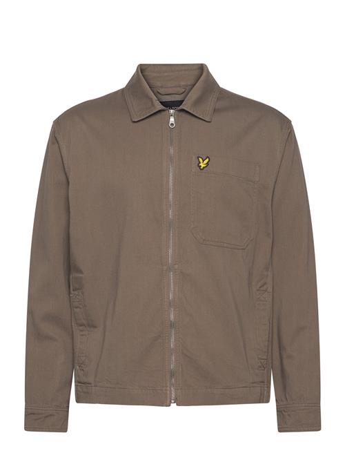 Lyle & Scott | Enzyme Wash Zip Through Overshirt | XS