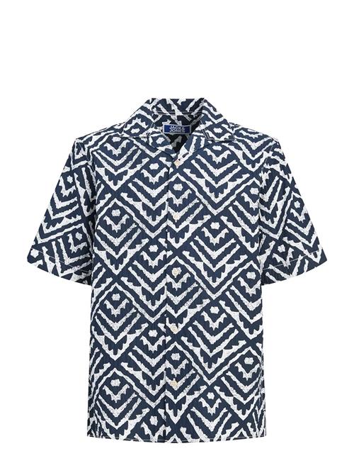 Jack & Jones | Jjmilo Seersucker Resort Shirt Ss Jnr | 152