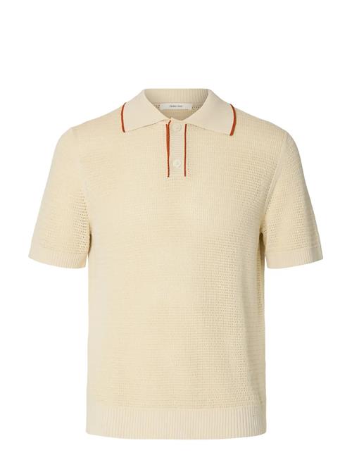 Selected | Slhjesse Ss Knit Open Structure Polo | M