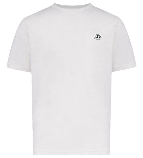 Hound T-shirt - HdAnton - City Back Print - Bone White/Dark Gree
