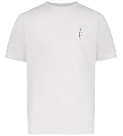 Hound T-shirt - HdAnton - City Back Print - Bone White/Brun m. O