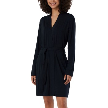 Schiesser Essentials Single Jersey Modal Bathrobe Sort modal Medium Dame