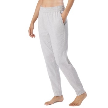 Schiesser Mix and Relax Long Pants With Cuff Lysegrå bomuld 48 Dame