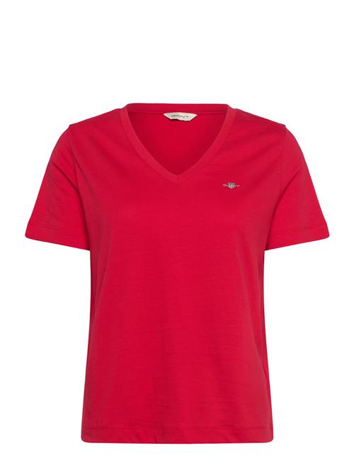GANT | Reg Shield Ss V-Neck T-Shirt | XS