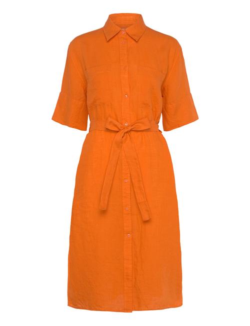 GANT | Rel Linen Ss Shirt Dress | 36