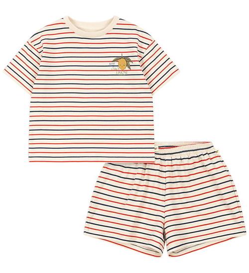 Konges Sløjd Shortssæt - Basic - Tricolore Stripes