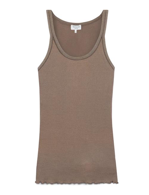 Rosemunde | Rwbelle Silk U-Neck Strap Elastic T | XL