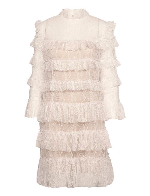 Malina | Carmine Frill Lace Mini Dress | XS