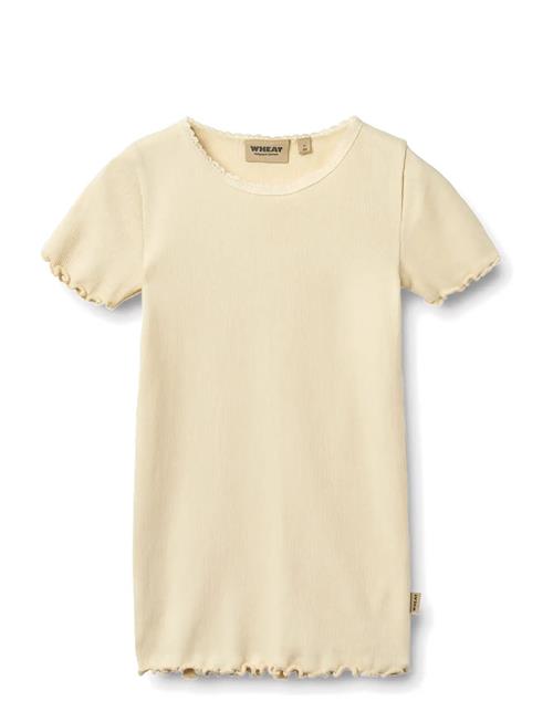 Wheat | Rib T-Shirt S/S Katie | 116