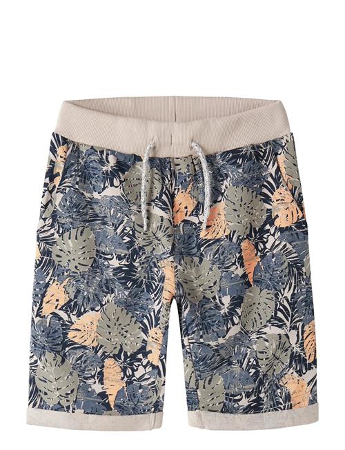 name it | Nkmvermo Aop Long Swe Shorts Unb F Noos | 140