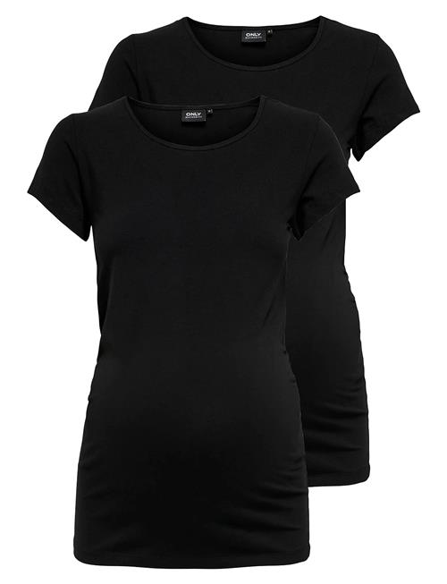 Only Maternity | Olmlovely Life S/S Oneck Top2Pack Noos | XL