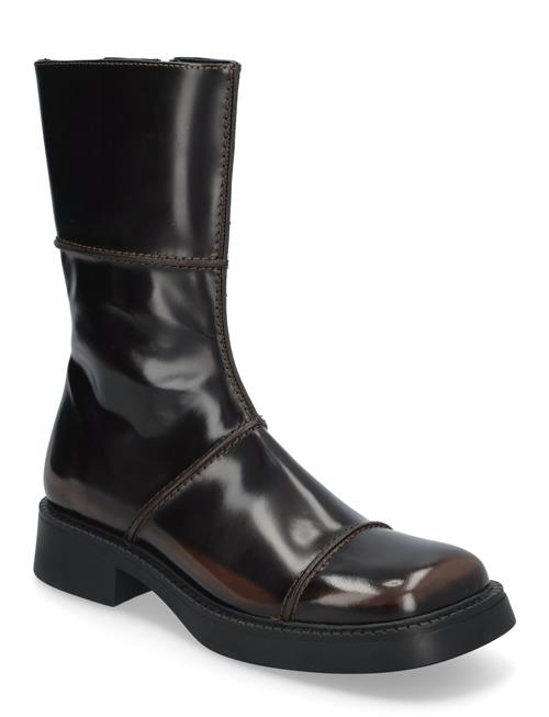 MIISTA | Dahlia Dark Brown Ankle Boots | 36
