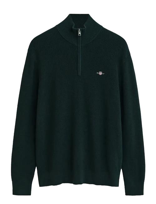 GANT | Cotton Merino Ribbed Half Zip | XXXL