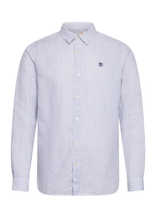 Timberland | Mill Brook Linen Striped Shirt (Regular) Stone Wash Yd | S