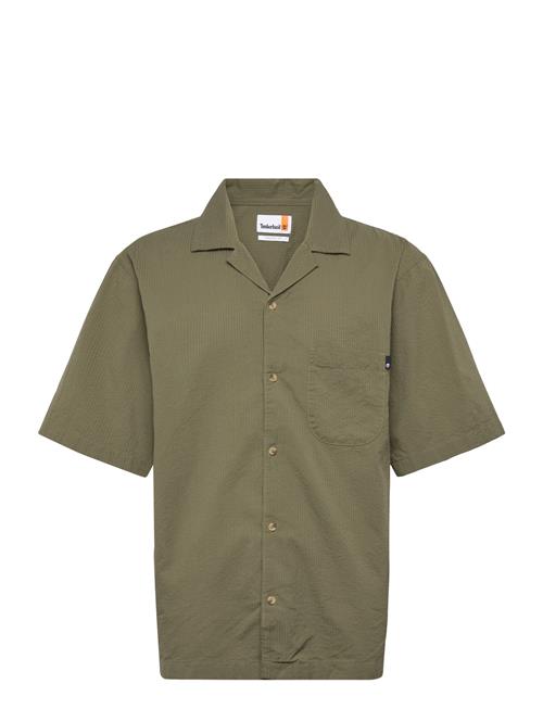 Timberland | Ss Seersucker Resort Shirt Cassel Earth Yd | L