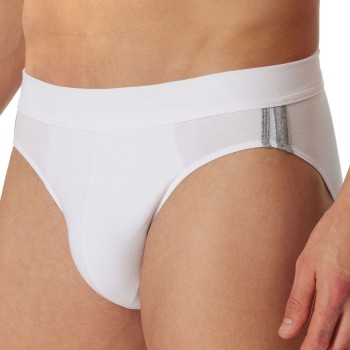 Schiesser 3P 95-5 Stretch Rio Slip Hvid bomuld Small Herre