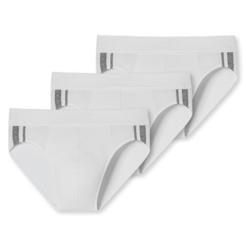 Schiesser 3P 95-5 Stretch Rio Slip 3XL-4XL Hvid bomuld 3XL Herre