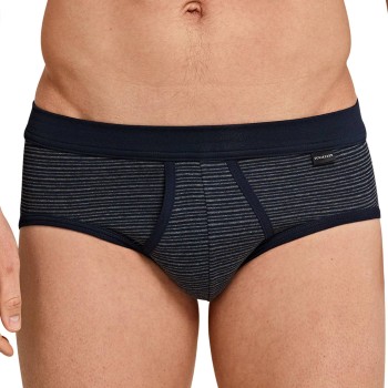 Schiesser Sport Brief With Fly Mørkblå bomuld X-Large Herre