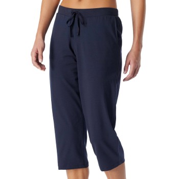 Schiesser Women Mix and Relax Pants Mørkblå bomuld 46 Dame