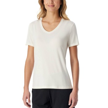 Schiesser Women Mix and Relax V-neck T-Shirt Benhvid modal 48 Dame
