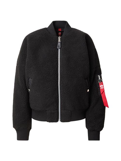 ALPHA INDUSTRIES Overgangsjakke 'MA-1 VF'  blodrød / sort